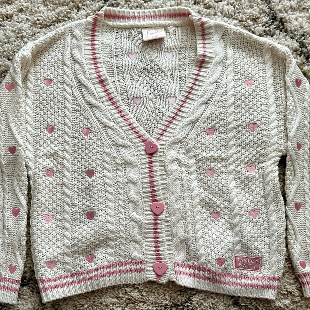 💕 Taylor Swift Official Lover Cardigan XS/S - in hand and ready to ship ASAP! 💕